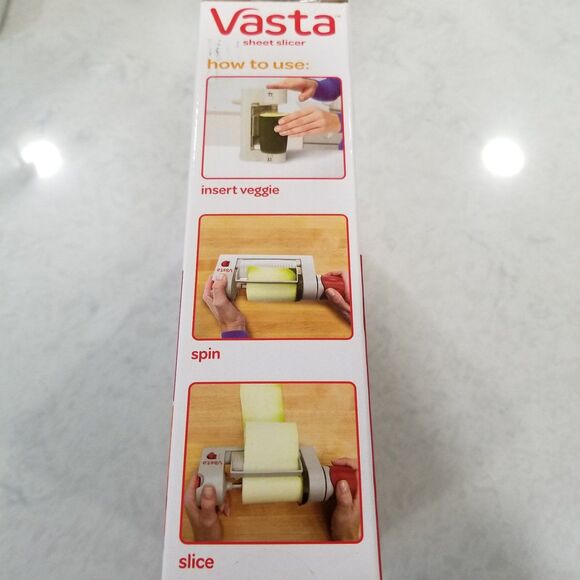 Vasta Sheet Slicer with bonus fettuccine blade nib sealed - Picture 6 of 6